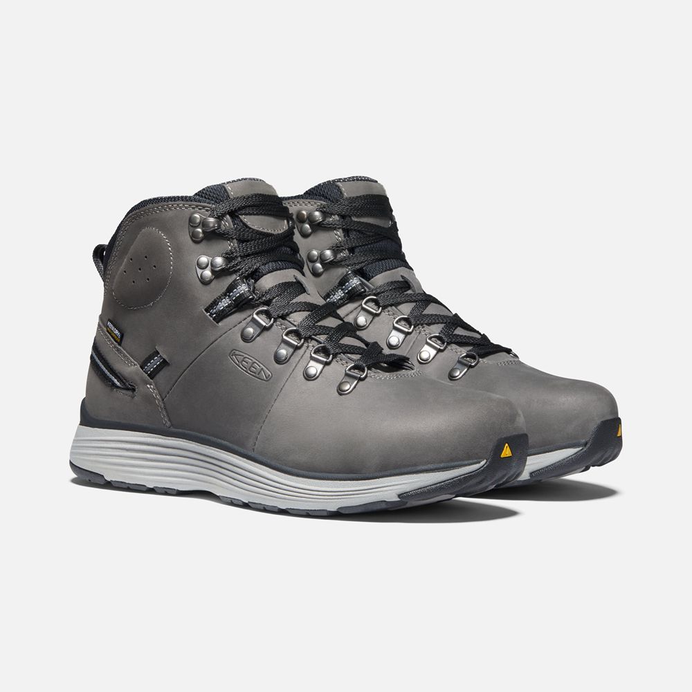 Keen Laarzen Heren Grijs - Manchester 6\" Wp (Aluminum Toe) - 83065-BMNJ